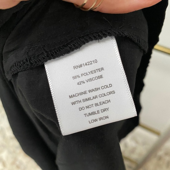 Marsea Sleeveless Summer Black Maxi Patio Vacation Beach Dress Pockets One Size - Picture 8 of 9